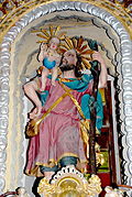 Altarfigur heiliger Christophorus