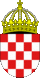 Das Wappen des Königreichs Kroatien in der Habsburgermonarchie
