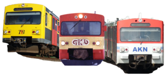 VT/VS 2E, SGP VT 70, VTE (v. l. n. r.)