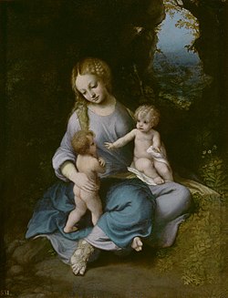 Madonna mit Jesus und Johannes dem Täufer, ca. 1516