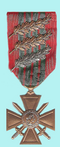 Croix de guerre 1939–1945 mit drei Palmenzweigen