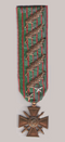 Croix de guerre mit fünf Palmenzweigen und zwei Sternen