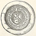 Siegel des Gerichts von Oberwolfach 1487