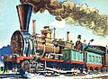 Die „Vindobona“ vor dem Umbau, Illustration von Josef Danilowatz