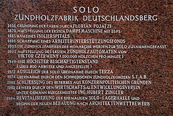 Zeittafel der SOLO Deutschlandsberg