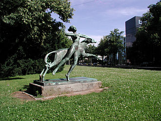 Diana mit springender Antilope1916