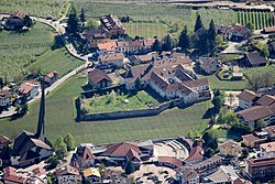 Dominikanerkloster Maria Steinach mit Kirche und Klostergarten