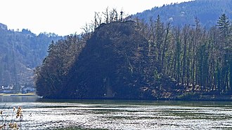 Burgfelsen mit Wörther Kreuz