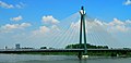 Donaustadtbrücke, Tragwerk über die Donau