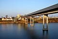 Donaustadtbrücke, Tragwerk über die Neue Donau