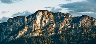 Drachenwand von Mondsee aus gesehen