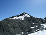 Gipfelaufbau der Dreiecksspitze von Westen