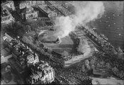 Sechseläuten aus der Luftperspektive, Foto: Werner Friedli, 16. April 1951