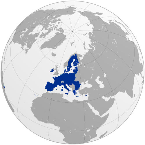 Lagekarte der Europäischen Union