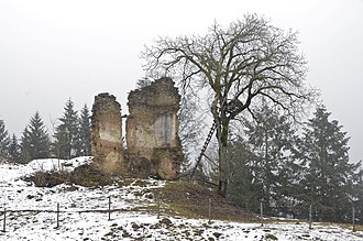 Ruine der Burg Gillitzstein