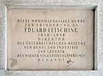 Eduard Leisching - Gedenktafel