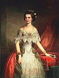 Elisabeth von Österreich-Ungarn, „Sissi“, gemalt von Eduard Kaiser, 1854