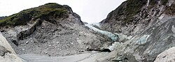 Gletschertor des Franz-Josef-Gletscher 2012
