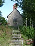 Treppenaufgang zur Filialkirche hl. Ägidius