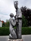 Engilger-Statue von Erwin Burgstaller (1990)