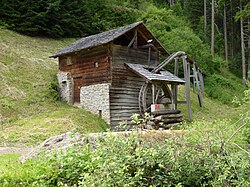 Mühle auf dem Weg nach Plaiken