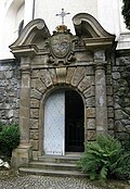 Schloss Artstetten, Eingangsportal zur Hohenberg-Familiengruft