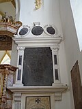 Epitaph für Graf Ulrich III. von Ortenburg und seine beiden Gemahlinnen
