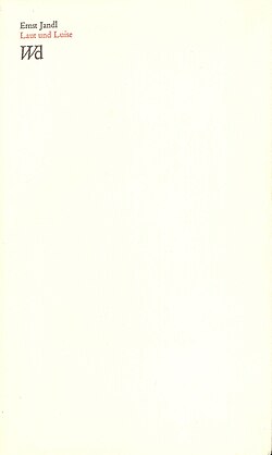 Einband und Titelseite der Erstausgabe von Laut und Luise im Walter Verlag 1966