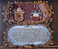 Wappentafel von Albert II. von Hohenberg im Fürstengang Freising