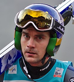 Anssi Koivuranta beim FIS Ski Jumping World Cup 2014 in Engelberg