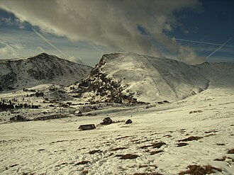 Rodresnock (2310 m) und Falkert (rechts) von Osten