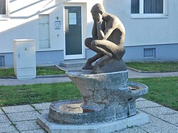 Steinskulptur „Faun“