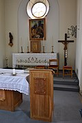 Innenansicht der Filialkirche Edlitz