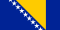 Nationalflagge von Bosnien und Herzegowinas
