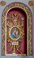 Reliquie der Jungfrau Maria in der  Pfarrkirche St. Ulrich in Gröden