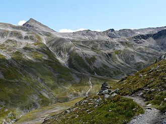 Gaisspitze (die markante Spitze links)