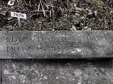 Fritz Haber-Immerwahr (1868–1934) Chemiker, Nobelpreisträger, Clara Haber-Immerwahr (1870–1915) Grab, 47°33'56.2"N 7°38'51.5"E, 47.565603, 7.647634, auf dem Friedhof Hörnli, Riehen, Basel-Stadt