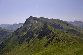 Gamshag vom Schützkogel aus gesehen; im Vordergrund der Kleine Schütz