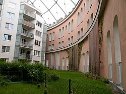 Gasometer D im Inneren