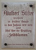 Adalbert Stifter – Gedenktafel