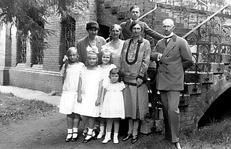 1920er Jahre, im Kreise der Familie