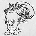 Karikatur von Arpad Schmidhammer (um 1900)