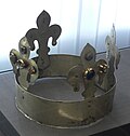 Grabkrone der Königin Anna aus dem Basler Münsterschatz, heute im Kunstgewerbemuseum Berlin
