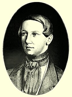 Erbgroßherzog Friedrich Franz II. als Student in Bonn im Jahr 1841.