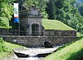 Das Wasserschloss der Kaiserbrunnen-Quelle in Kaiserbrunn