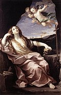 Hl. Maria Magdalena, 1633, Öl auf Leinwand, 234 × 151 cm, Gallerie Nazionali d’Arte Antica, Rom