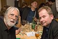 Preisverleihung Papierener Gustl 2013, v. l. n. r. die Regisseure Michael Haneke und Ulrich Seidl