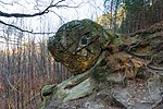 Sandsteingebilde „Hängender Stein“