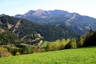 Handlesberg von Südwesten (Gehöft Obersberger)