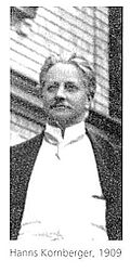Hanns Kornberger, 1909